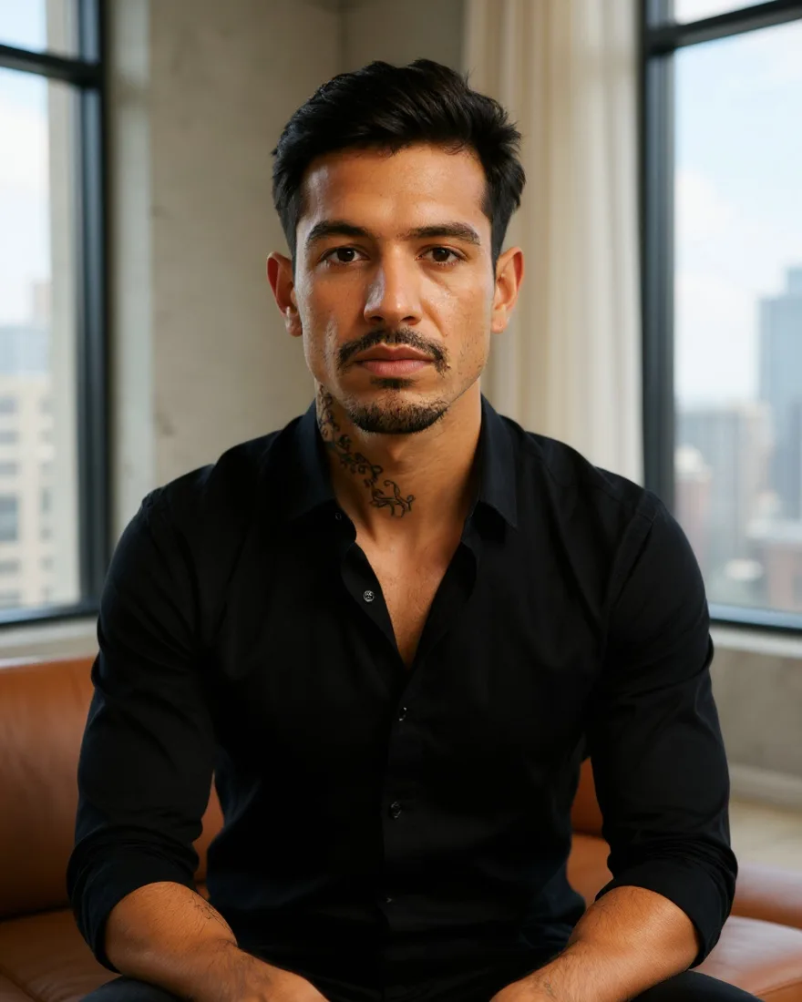 Dante, AI-generated portrait of a fictional character