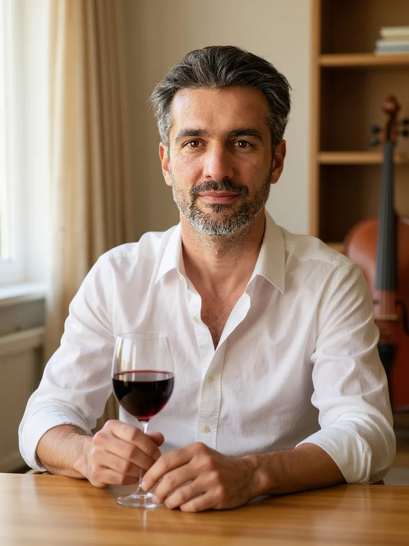 Laurent, KI-generiertes Porträt einer erfundenen Figur